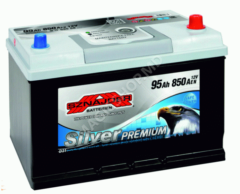Acumulator auto SZNAJDER 95Ah 760A Silver Premium Jap. 